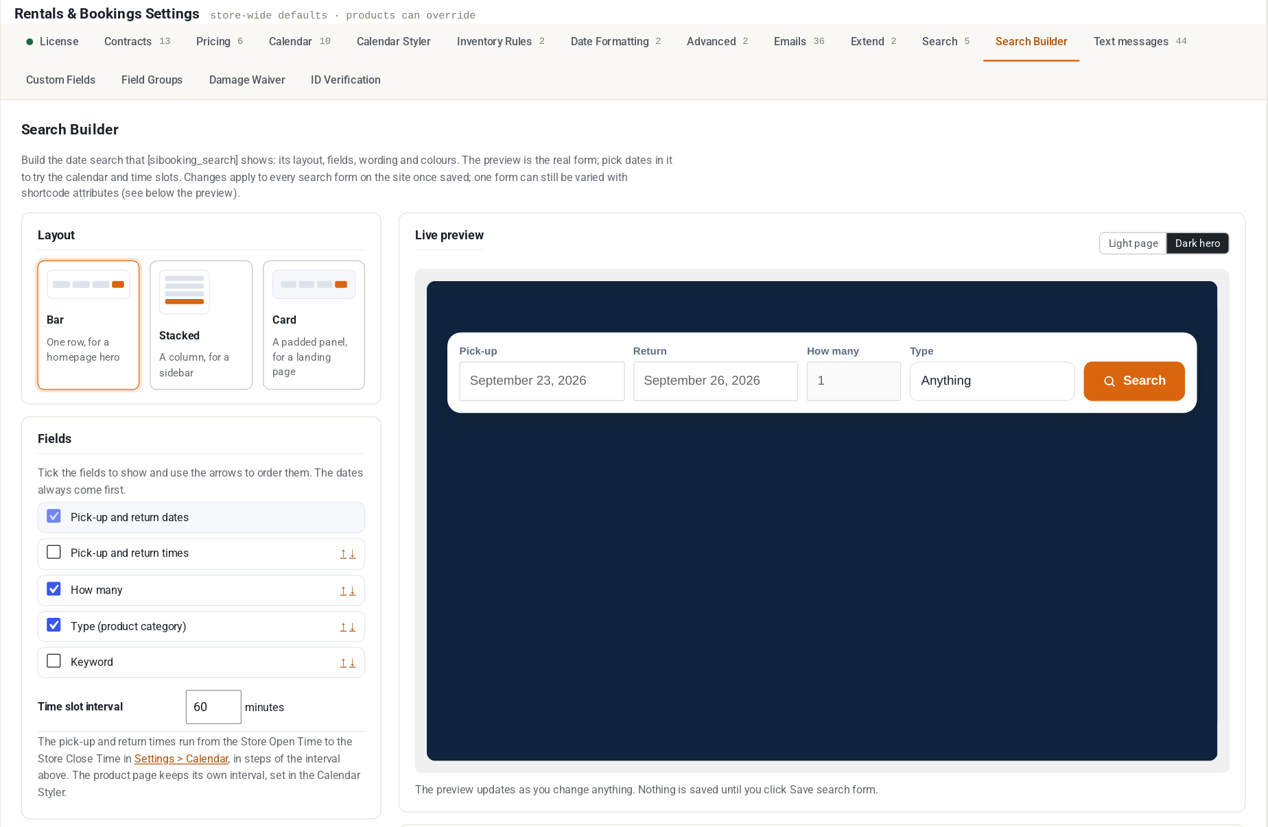 Search Builder