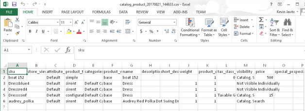 CSV Import / Export