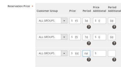 Flexible Reservation Pricing