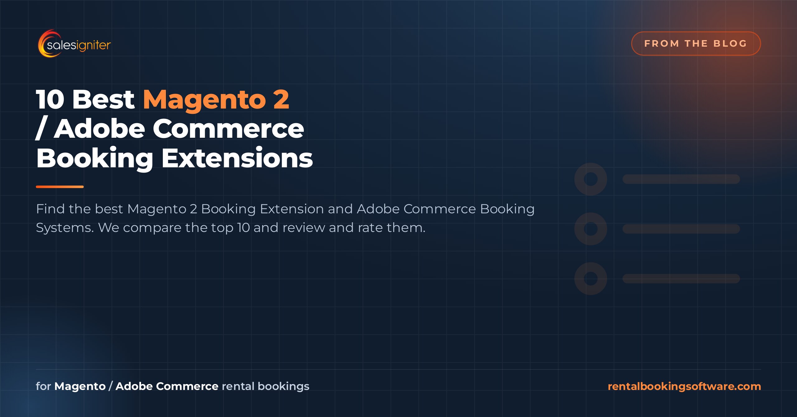 10 Best Magento 2 / Adobe Commerce Booking Extensions — Sales Igniter rental booking software article