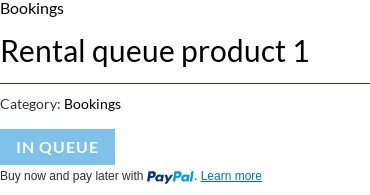 The Add to Queue button on a rental queue product