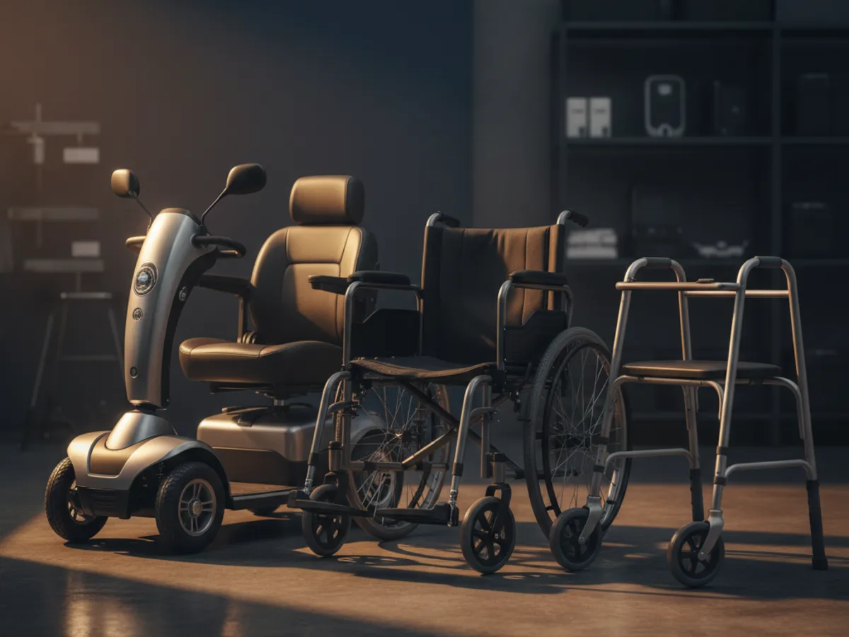 Medical and mobility equipment rental showroom